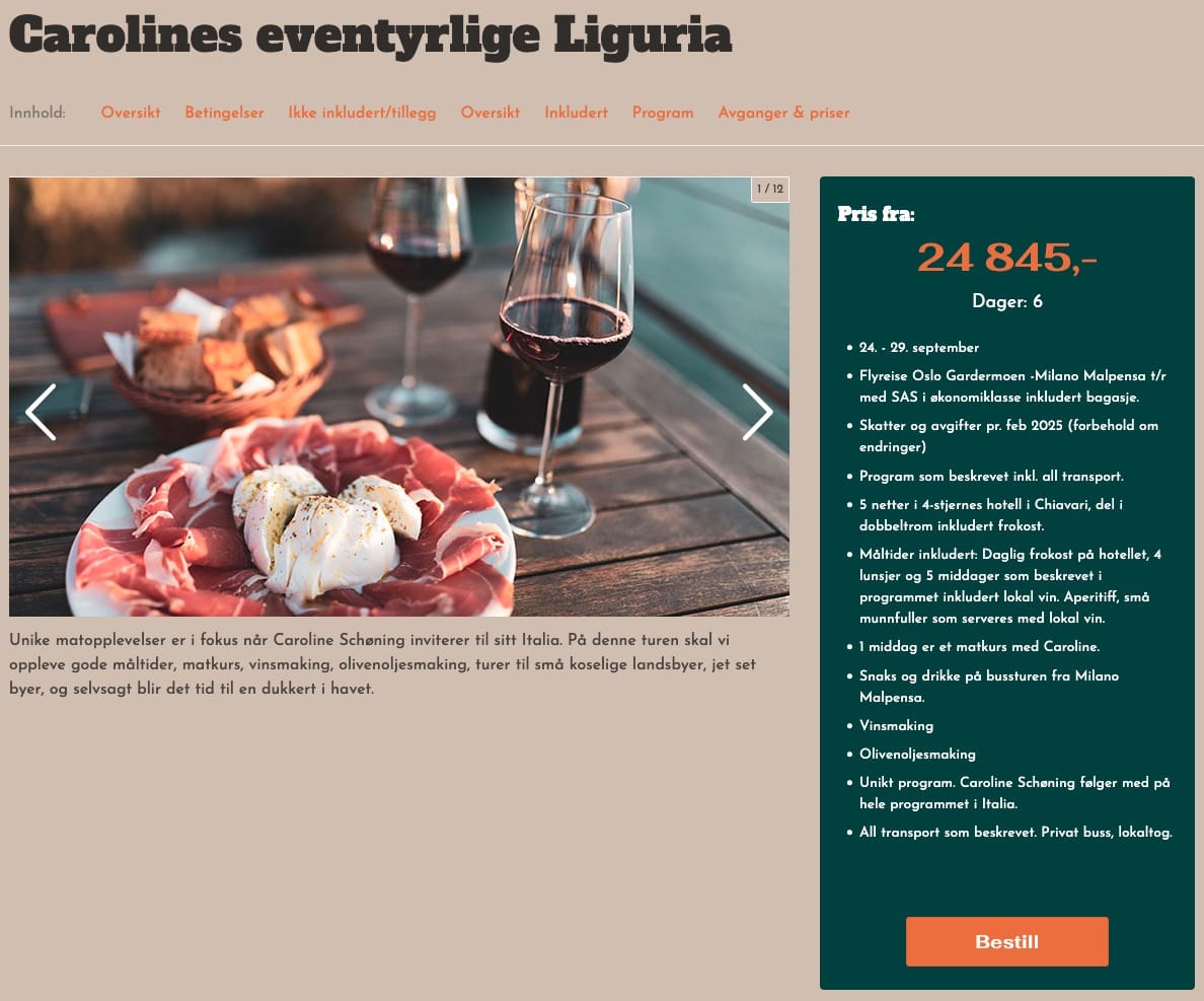 Program byk travel liguria sept 2025